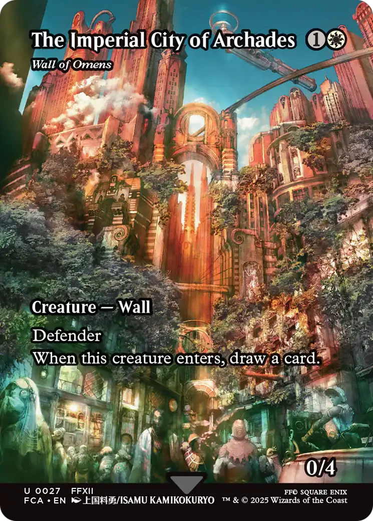The Imperial City of Archades - Wall of Omens (Showcase) [FINAL FANTASY : Through the Ages] Foil