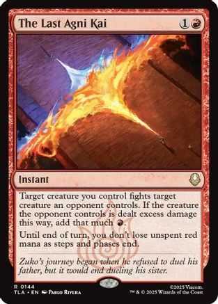 The Last Agni Kai  [Avatar: The Last Airbender] Foil
