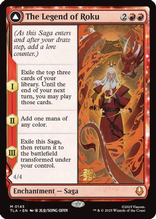 The Legend of Roku  [Prerelease Cards] Foil