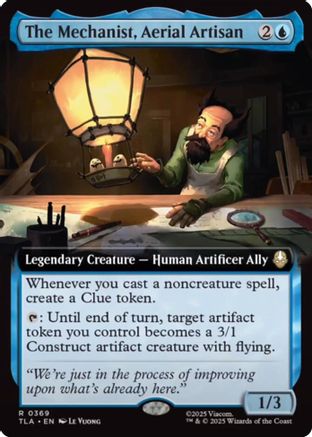 The Mechanist, Aerial Artisan (Extended Art)  [Avatar: The Last Airbender] Foil