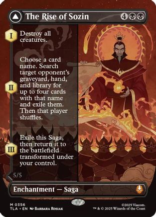 The Rise of Sozin (Borderless)  [Avatar: The Last Airbender] Foil