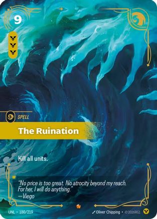 The Ruination (180/219) - Riftbound - [Unleashed] Foil
