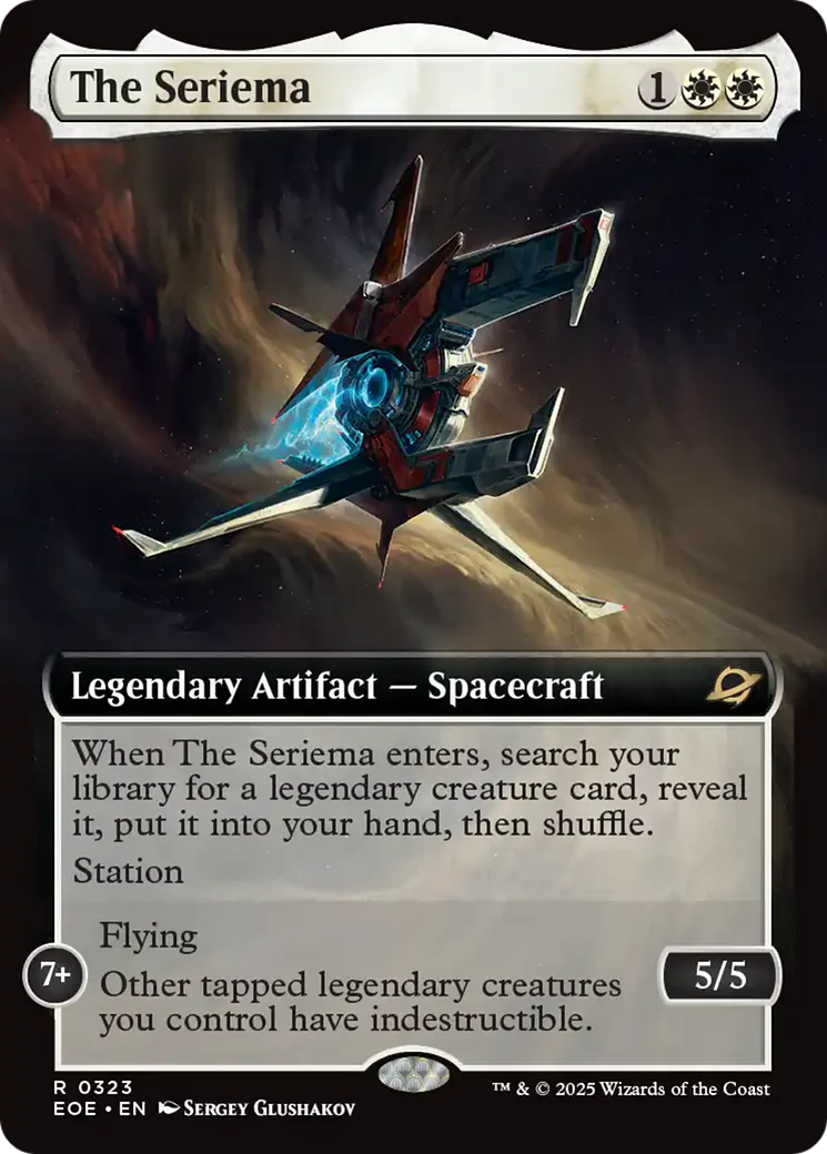The Seriema (Extended Art) [Edge of Eternities] Foil