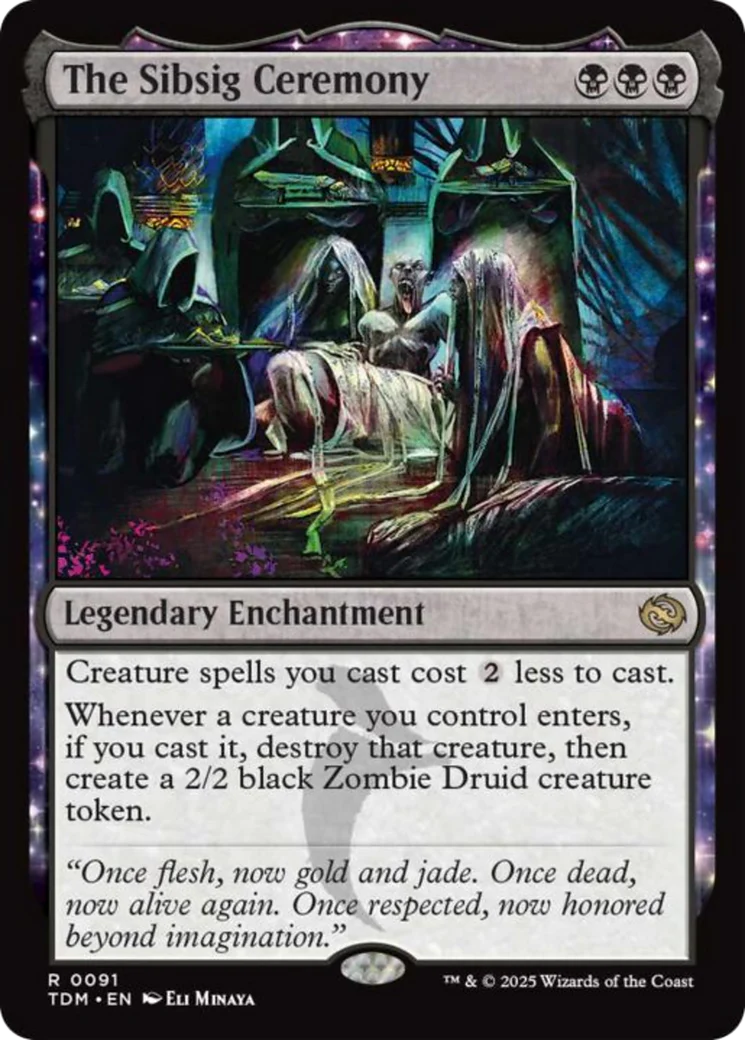 The Sibsig Ceremony [Tarkir: Dragonstorm] Foil