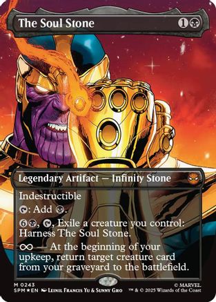 The Soul Stone (Borderless)  [Marvel's Spider-Man] Foil