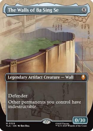 The Walls of Ba Sing Se (Borderless)  [Avatar: The Last Airbender] Foil