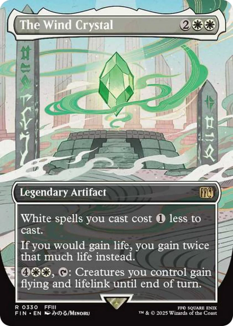 The Wind Crystal (Borderless) [FINAL FANTASY] Foil