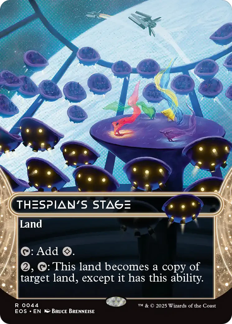 Thespian's Stage (0044) (Borderless) [Edge of Eternities: Stellar Sights] Foil