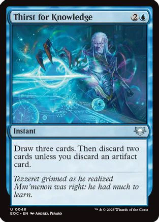 Thirst for Knowledge  [Commander: Edge of Eternities]