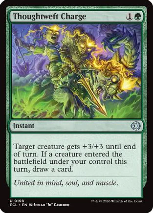 Thoughtweft Charge  [Lorwyn Eclipsed] Foil
