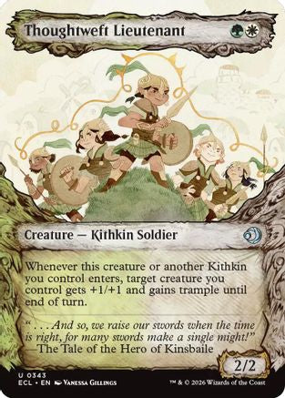 Thoughtweft Lieutenant (Showcase)  [Lorwyn Eclipsed]