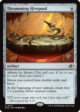 Thrumming Hivepool  [Promo Pack: Edge of Eternities] Foil