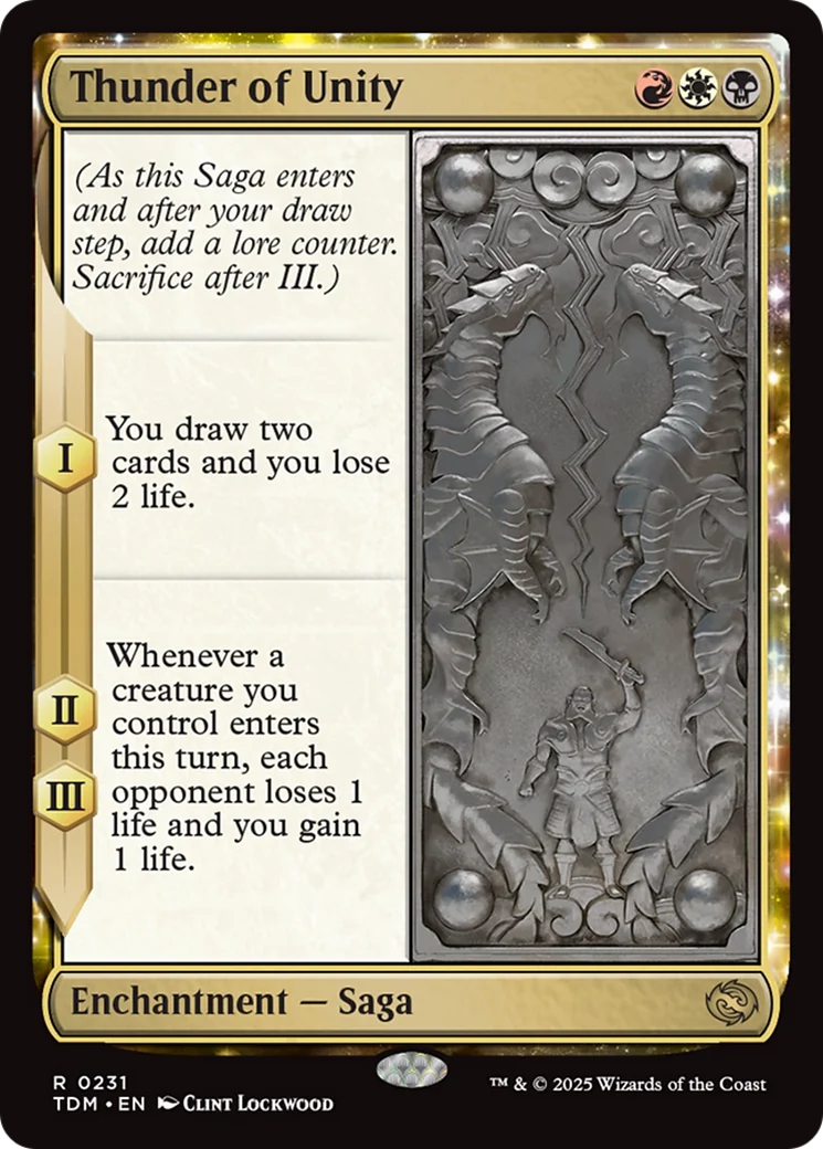 Thunder of Unity [Tarkir: Dragonstorm] Foil