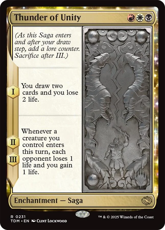 Thunder of Unity [Tarkir: Dragonstorm Promos] Foil