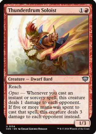Thunderdrum Soloist  [Secrets of Strixhaven]
