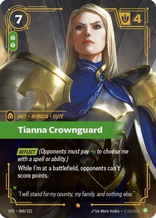 Tianna Crownguard (060/221) - Riftbound - [Spiritforged] Foil