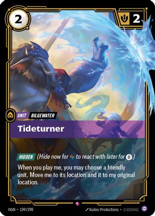 Tideturner (199/298) - Riftbound - [Origins] Foil