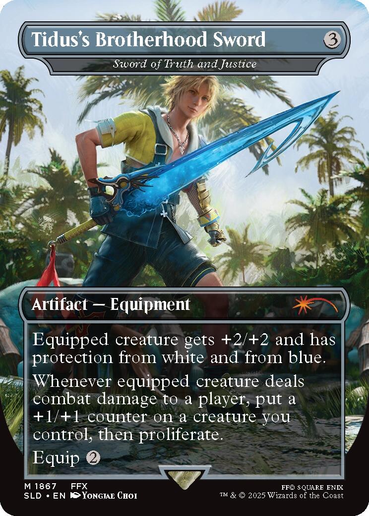 Tidus's Brotherhood Sword - Sword of Truth and Justice [Secret Lair Drop Series] - Image 2