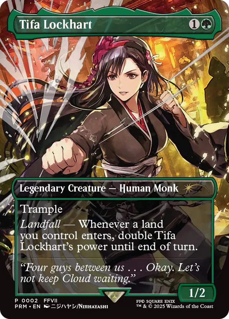 Tifa Lockhart (Borderless) [MagicFest 2025] Foil