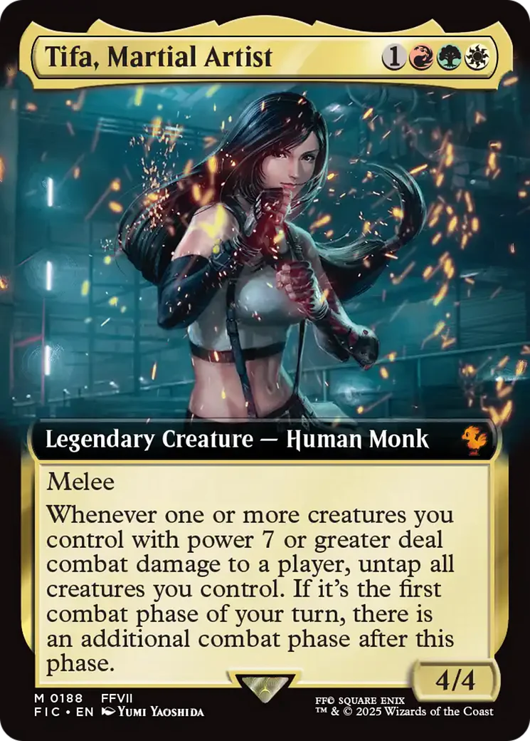 Tifa, Martial Artist (Extended Art) [FINAL FANTASY Commander] Foil