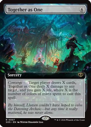 Together as One (Extended Art)  [Secrets of Strixhaven] Foil