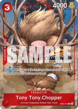 Tony Tony.Chopper (CS 25-26 Celebration Pack) (OP04-010) - [One Piece Promotion Cards] Foil
