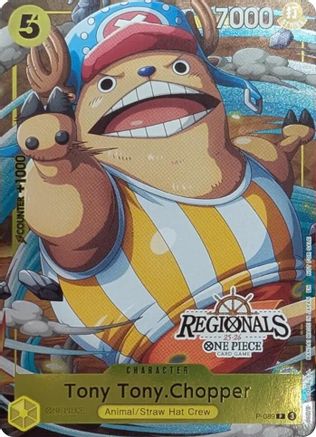 Tony Tony.Chopper (CS 25-26 Regionals Textured Chase Promo) (P-089) - [One Piece Promotion Cards] Foil