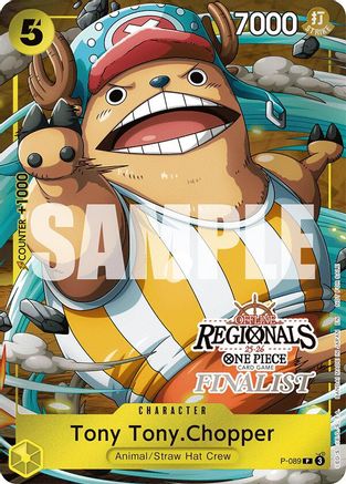Tony Tony.Chopper (Offline Regional Finalist Card Set 2025 Vol.2) (P-089) - [One Piece Promotion Cards] Foil