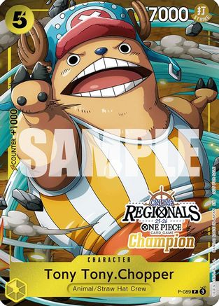 Tony Tony.Chopper (Online Regional Champion Card Set 2025 Vol.2) (P-089) - [One Piece Promotion Cards] Foil