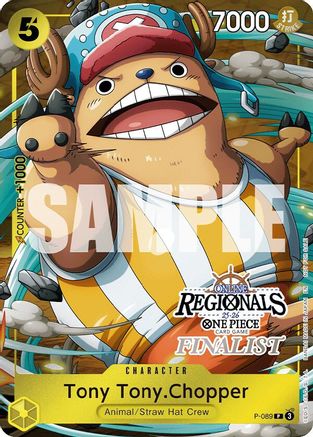 Tony Tony.Chopper (Online Regional Finalist Card Set 2025 Vol.2) (P-089) - [One Piece Promotion Cards] Foil