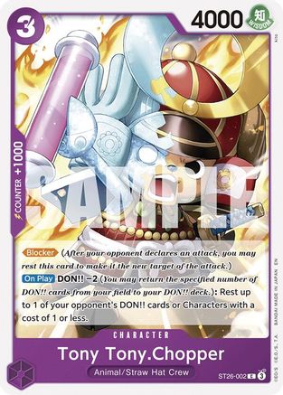 Tony Tony.Chopper (ST26-002) - [Starter Deck 26: PURPLE/BLACK Monkey.D.Luffy]