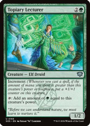 Topiary Lecturer  [Secrets of Strixhaven] Foil