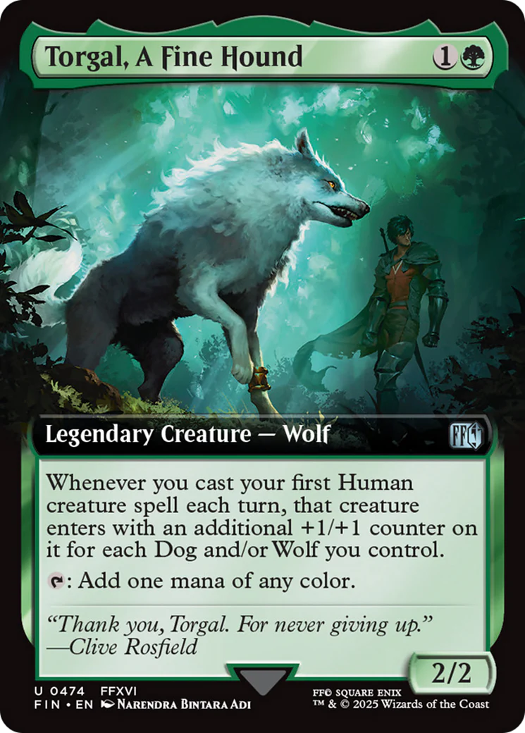 Torgal, A Fine Hound (Extended Art) [FINAL FANTASY] Foil