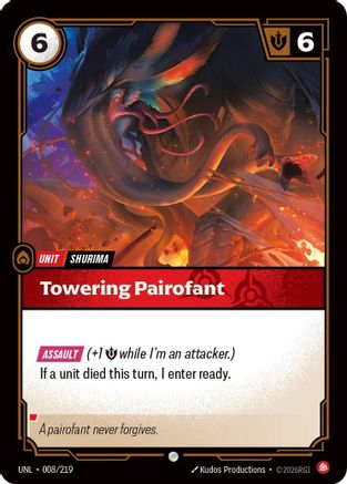 Towering Pairofant (008/219) - Riftbound - [Unleashed]