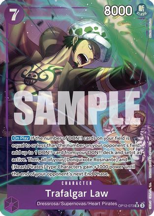 Trafalgar Law (073) (Alternate Art) (OP12-073) - [Legacy of the Master] Foil