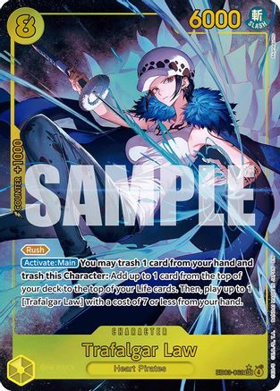 Trafalgar Law (Alternate Art) (EB03-062) - [Extra Booster: One Piece Heroines Edition] Foil