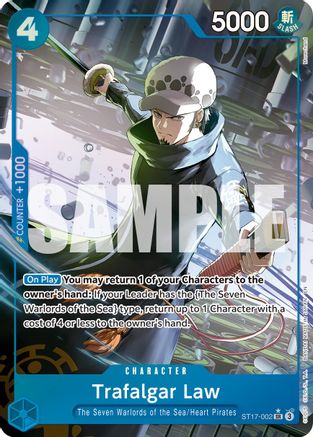 Trafalgar Law - ST17-002 (Alternate Art) (ST17-002) - [Premium Booster -The Best- Vol. 2] Foil