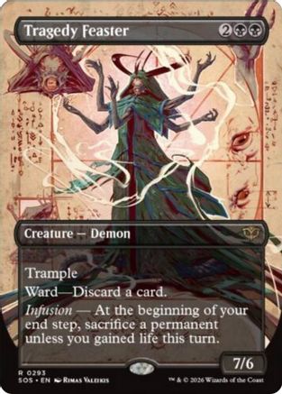 Tragedy Feaster (Borderless)  [Secrets of Strixhaven]