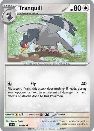 Tranquill 074/086  SV Black Bolt - Common