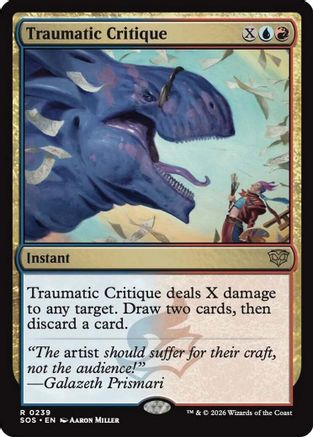 Traumatic Critique  [Secrets of Strixhaven]
