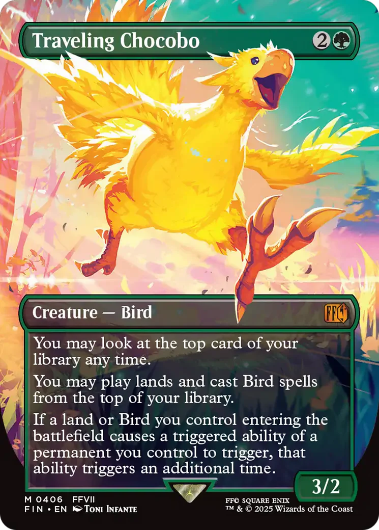 Traveling Chocobo (Borderless) [FINAL FANTASY] Foil