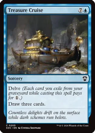 Treasure Cruise  [Commander: Secrets of Strixhaven]