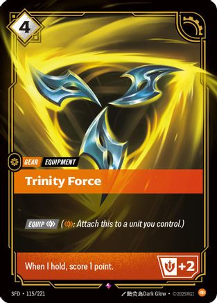 Trinity Force (115/221) - Riftbound - [Spiritforged] Foil