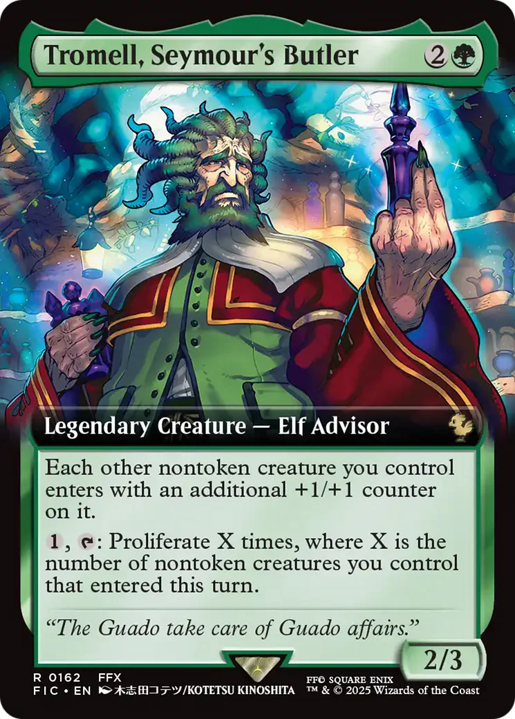 Tromell, Seymour's Butler (Extended Art) [FINAL FANTASY Commander] Foil
