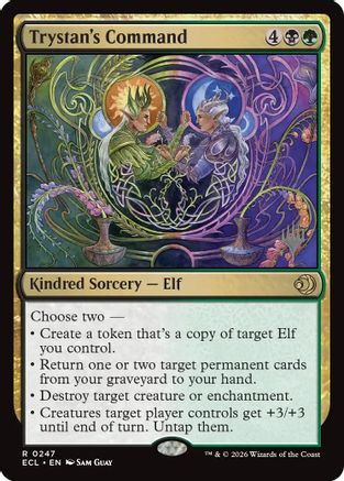 Trystan's Command  [Promo Pack: Lorwyn Eclipsed] Foil