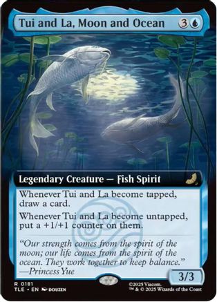 Tui and La, Moon and Ocean (Extended Art)  [Avatar: The Last Airbender: Eternal-Legal] Foil