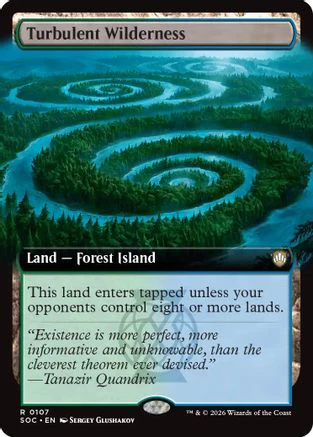 Turbulent Wilderness (Extended Art)  [Commander: Secrets of Strixhaven]