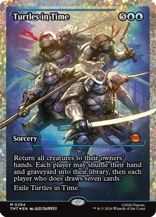 Turtles in Time (Showcase) (Fracture Foil)  [Teenage Mutant Ninja Turtles] Foil