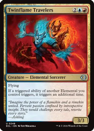 Twinflame Travelers  [Lorwyn Eclipsed] Foil