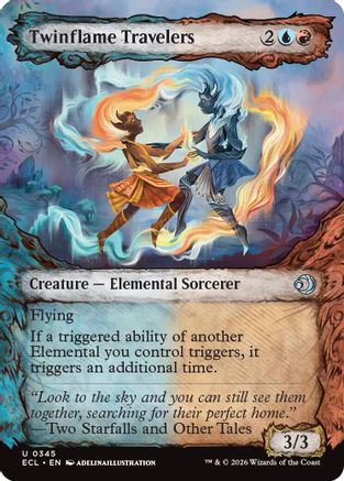 Twinflame Travelers (Showcase)  [Lorwyn Eclipsed] Foil